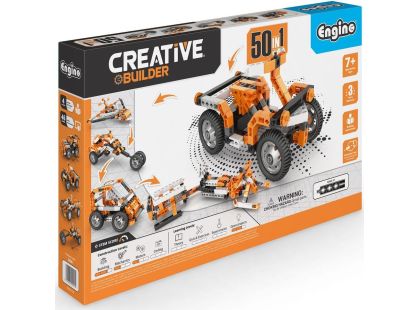 Engino Creative Builder 50 modelů s motorkem
