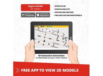 Engino Creative Builder 90 modelů s motorkem