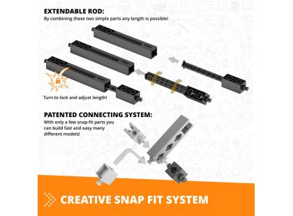 Engino Mega Builds Raketoplán Challenger