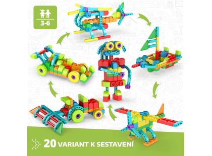Engino STEM Qboidz Starter Set 1175 dílků