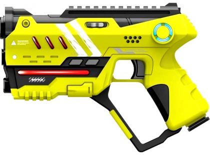 EP Line Laser game sada se dvěma pistolemi žlutá - červená