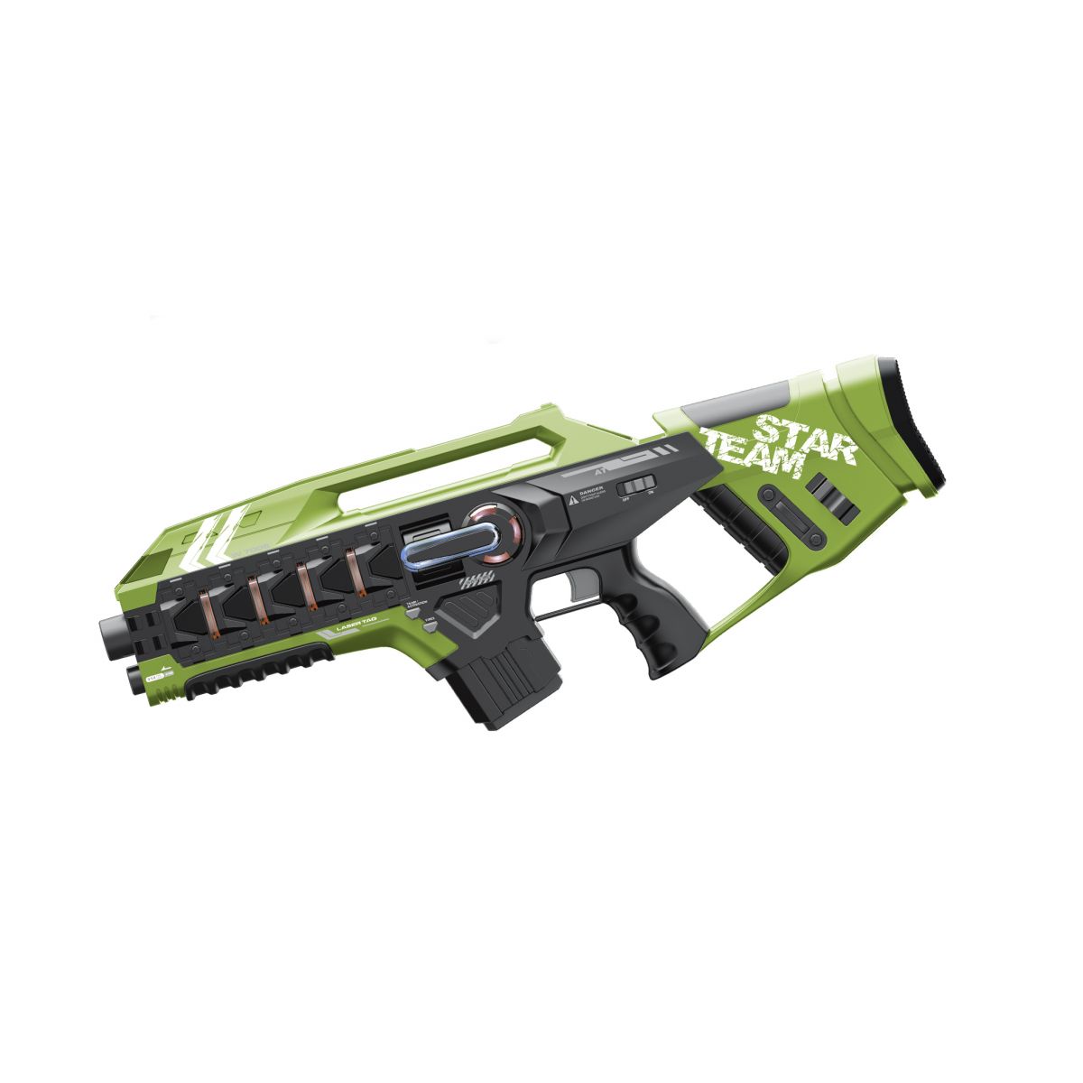 EP Line Laser game sada se dvěma velkými zbraněmi zelená-modrá