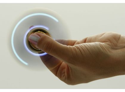 Ep Line Spinner Finger Neon se světlem Fialová