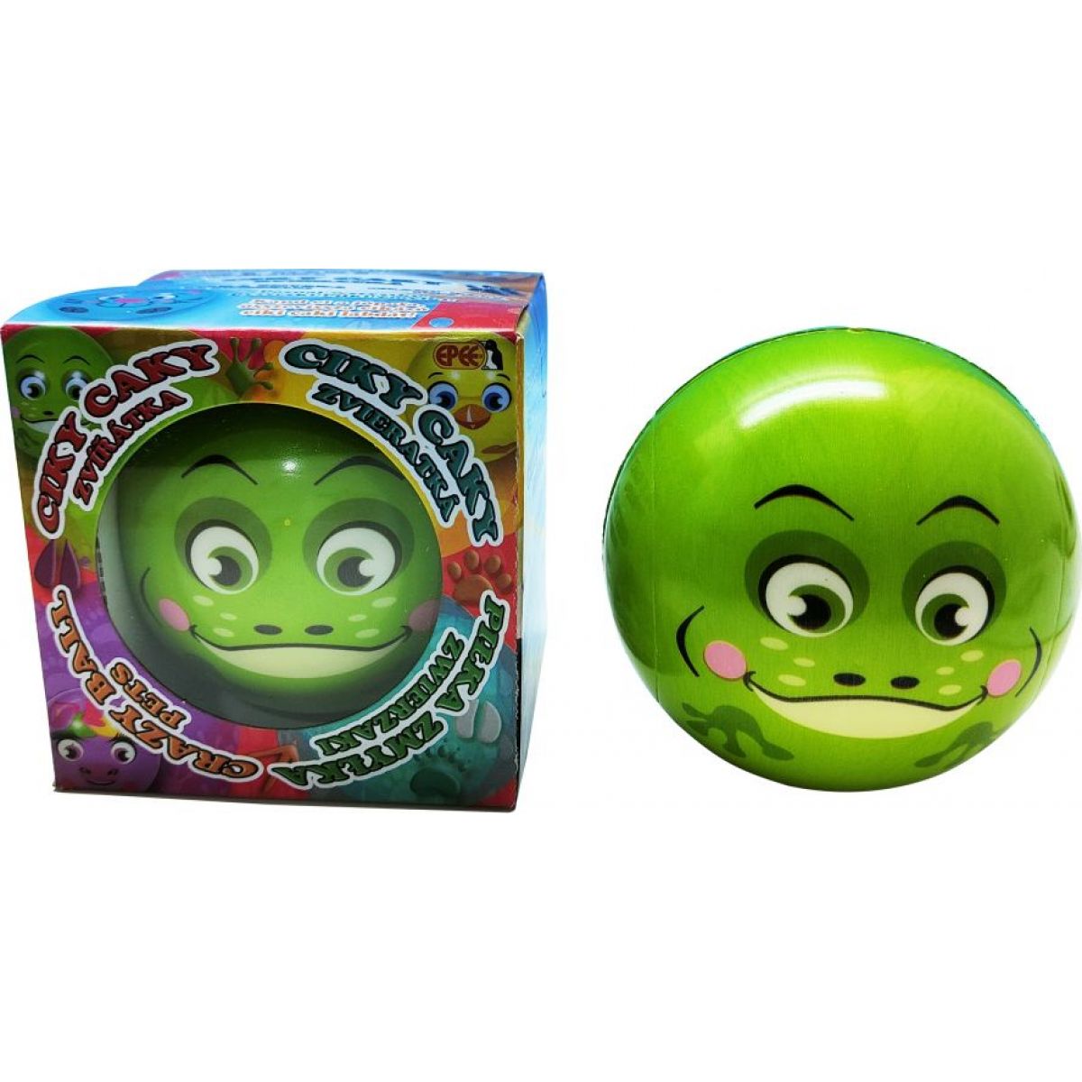 Epee Ciky Caky bláznivý míč zelený 9 cm