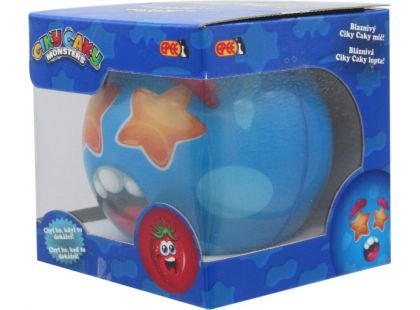 Epee Ciky Caky Monsters bláznivý míč modrý 10 cm
