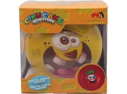 Epee Ciky Caky Monsters bláznivý míč žlutý 10 cm