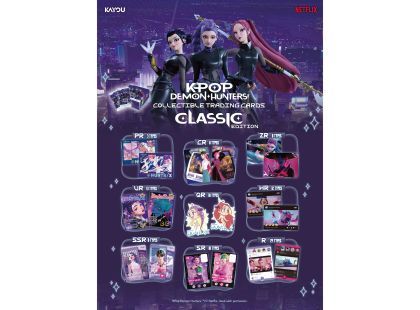 EPEE K-POP Demon Hunters World Tour Sběratelské karty Classic Edition