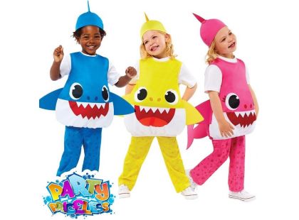 Epee Dětský kostým Baby Shark růžový 98 – 104 cm