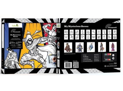 EPEE Sekoia Picamania Omalovánky Komiksoví hrdinové