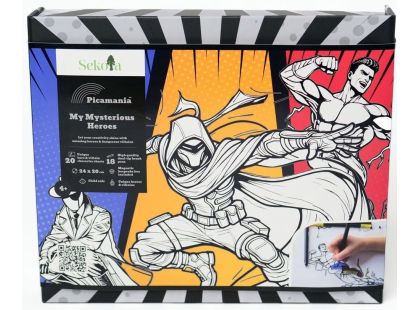 EPEE Sekoia Picamania Omalovánky Komiksoví hrdinové