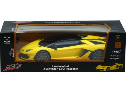 Epee RC Auto Lamborghini Aventador SVJ Roadster 1:16 žluté