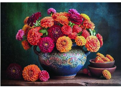 Epee Wooden puzzle Chrysanthemum Bouquet A3