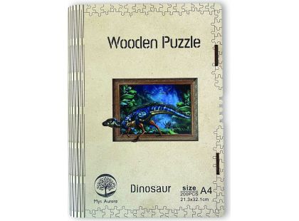 Epee Wooden puzzle Dinosaur A4