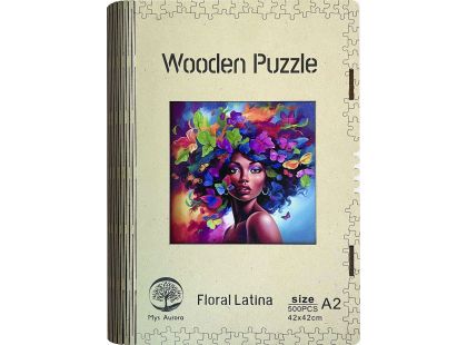 Epee Wooden puzzle Floral Latina A2