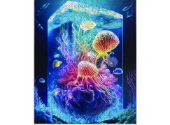 Epee Wooden puzzle Jellyfish World A3