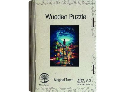 Epee Wooden puzzle Magical Town A3