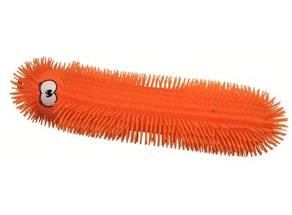 Epline Ježura housenka délka 50cm svítící oranžová
