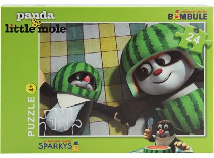 EPline Puzzle Krtek a Panda 24d