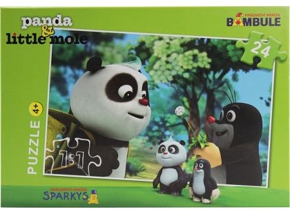EPline Puzzle Krtek a Panda na výletě 24d