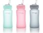 Everyday Baby Láhev sklo s brčkem 240ml quiet grey 4