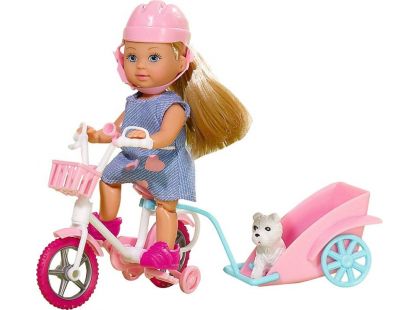 Evi Love Panenka Evička na kole s vozíkem šaty