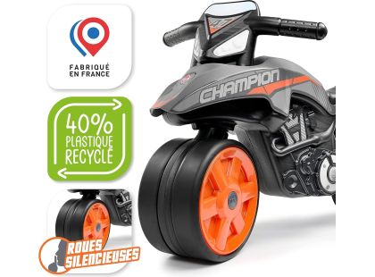 Falk Odrážedlo Street Chamipion šedo-oranžové