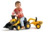Falk Odstrkovadlo - traktor JCB s přívěsem a přední-zadní lžící 6