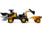 Falk Odstrkovadlo - traktor JCB s přívěsem a přední-zadní lžící 3