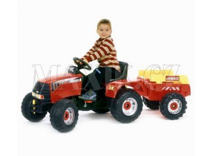 Falk Traktor CASE CVX 170 červený + přívěs JUMBO (895)