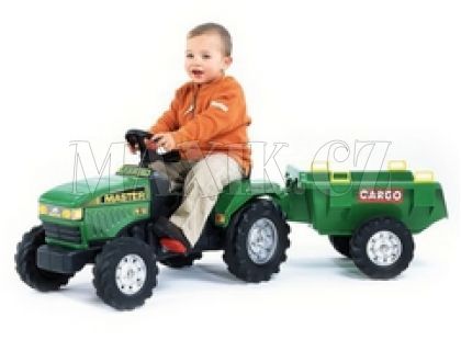Falk Traktor Farm Master FM 150 zelený + přívěs CARGO (896V)