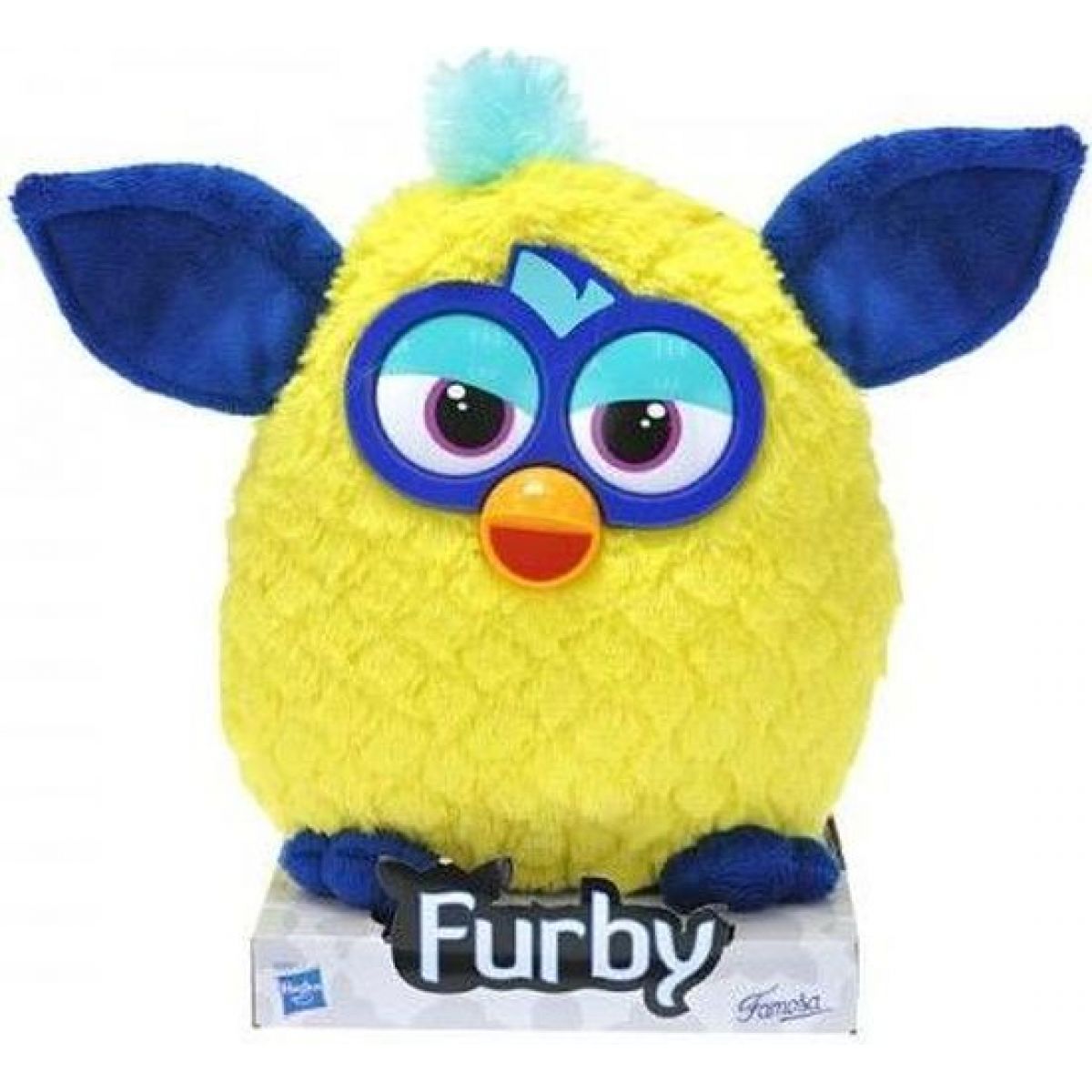 Famosa Furby plyšový 20 cm žluto-modrý
