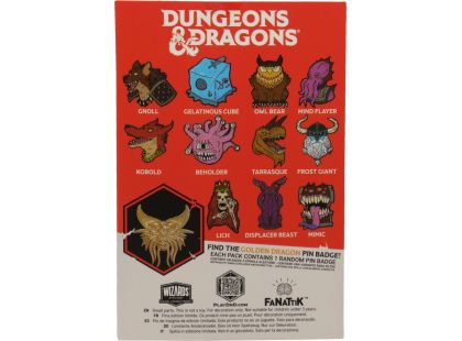 Fanatik Dungeons & Dragons Pin Mystery 50. výročí