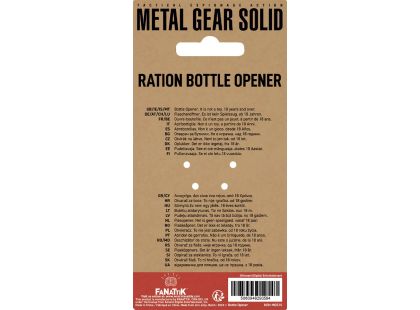 Fanatik Metal Gear Solid Ration otvírák
