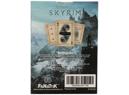Fanatik The Elder Scrolls Skyrim Hrací karty