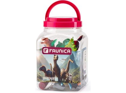 Faunica Zvířátka figurky sada v MEGA tubě - Dinosauři