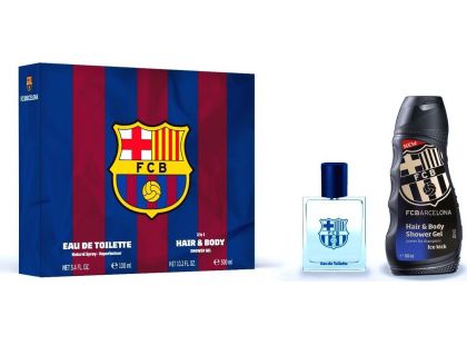 FC Barcelona dárková sada EDT 100ml, sprchový gel 300ml