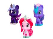 Figurka galaktického jednorožce Crystalverse růžová