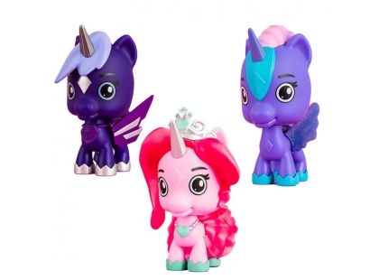 Figurka galaktického jednorožce Crystalverse růžová