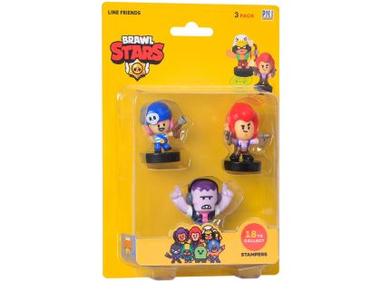 Figurky Brawl Stars 3 pack série 1 s razítky