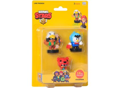 Figurky Brawl Stars 3 pack série 1 s razítky