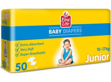 Fine Life JUNIOR Diapers 50 pcs