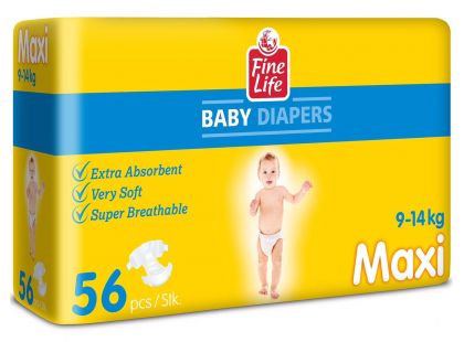 Fine Life MAXI Diapers 56 pcs