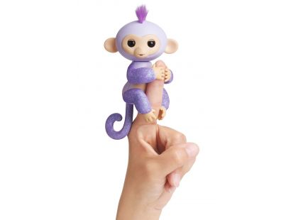 Fingerlings Opička třpytivá Kiki světle fialová