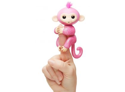 Fingerlings Opička třpytivá Rose světle růžová