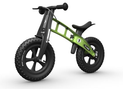 First Bike Odrážedlo Fat Edition Green - Poškozený obal