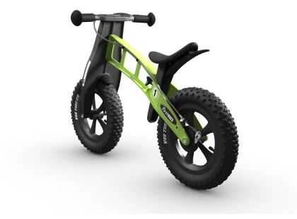 First Bike Odrážedlo Fat Edition Green - Poškozený obal