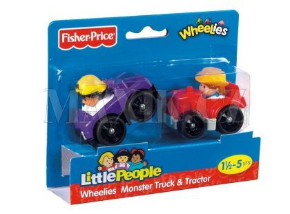 Fisher Price Little People Wheelies autíčka 2pack