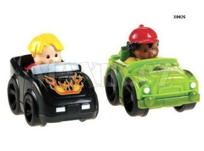 Fisher Price Little People Wheelies autíčka 2pack