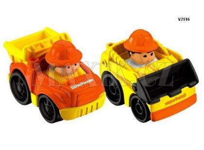 Fisher Price Little People Wheelies autíčka 2pack