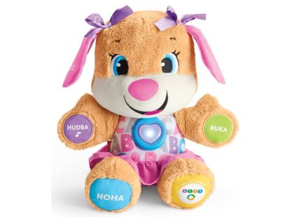 Fisher Price Mluvící pejskova sestřička SK - Poškozený obal